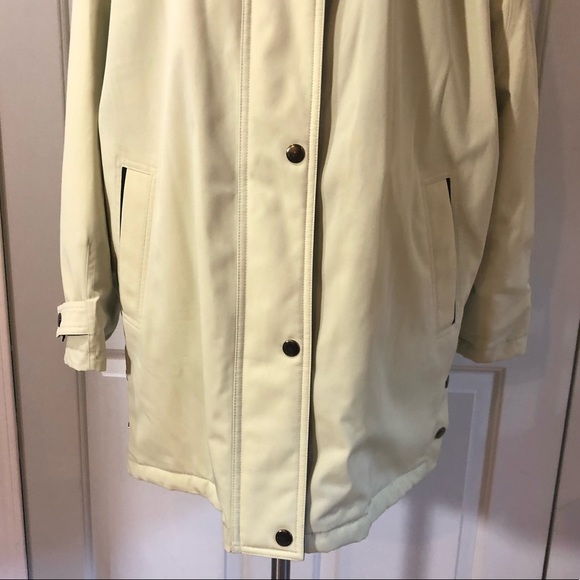 Liz Claiborne Hoodie Pockets Zip Snaps Jacket Coat Mint Green Size XL - Picture 4 of 15